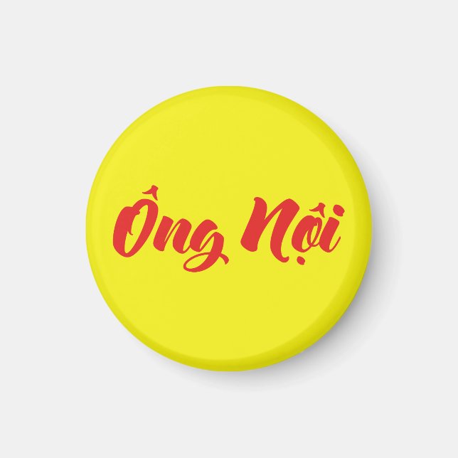 Vietnamesisk (Paternal) farfar - Ông Nộ i Magnet (Framsidan)