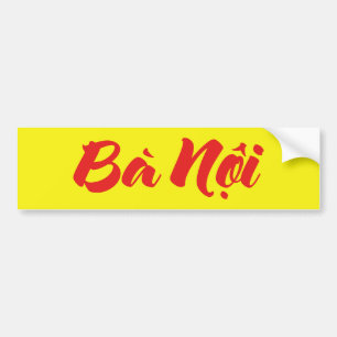 Vietnamesisk (Paternal) farmor - Bà Nộ i Bildekal