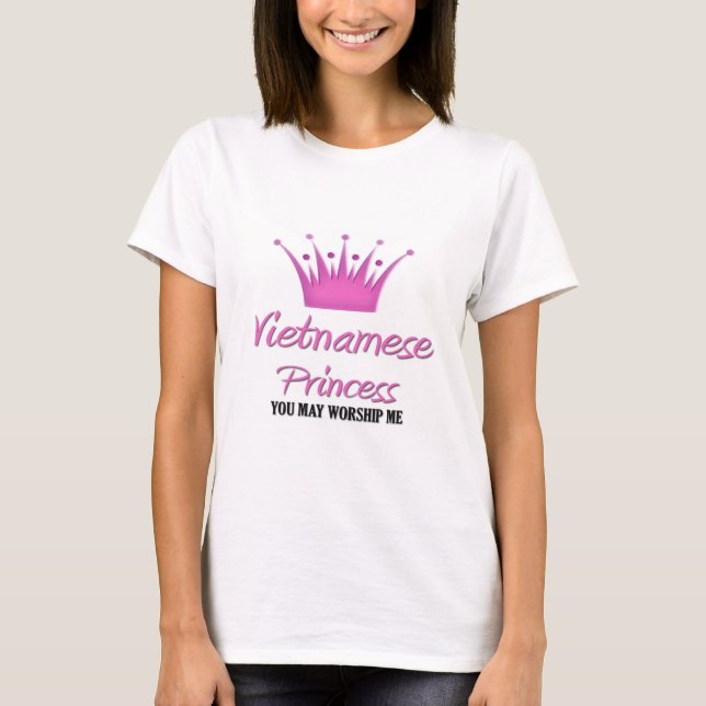 Vietnamesisk Princess Tee (Framsida)