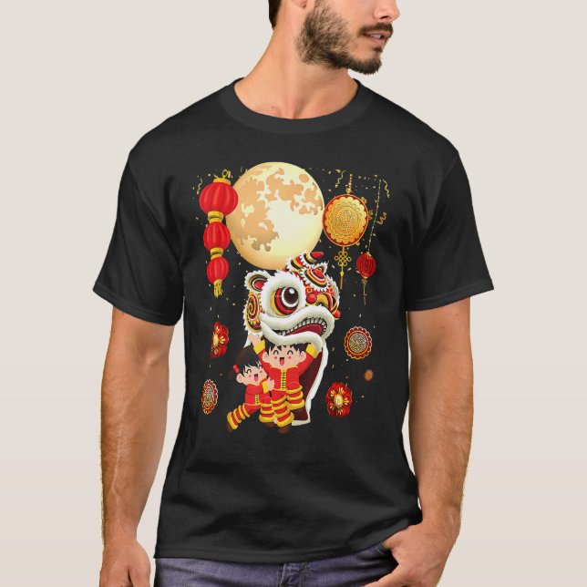 Vietnamesisk tet Chinese Full Moon Festival Mid Au T Shirt (Framsida)