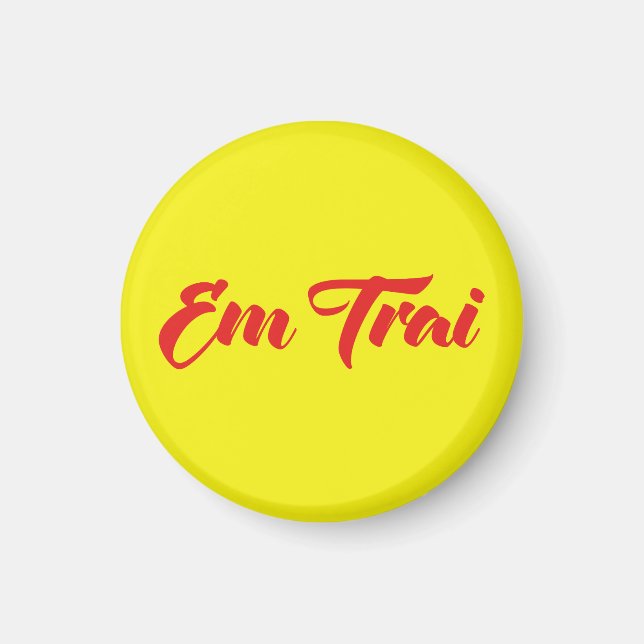 Vietnamesisk (ung) bror - Em Trai ~ Tiếng Việt Magnet (Framsidan)