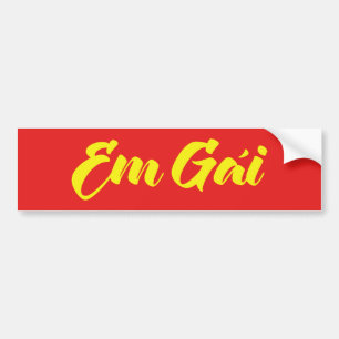 Vietnamesisk (ung) syster - Em Gái ~ Tiô ng Viet Bildekal