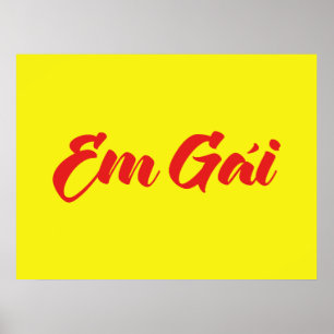 Vietnamesisk (ung) syster - Em Gái ~ Tiô ng Viet Poster