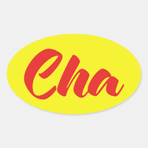 Vietnamesiska Far - Cha ~ Tieff ng Viet Language Ovalt Klistermärke