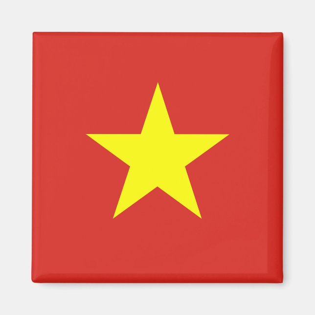 Vietnamesiska flagga magnet (Framsidan)