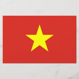 Vietnamesiska Flagga (Vietnam) Brevpapper