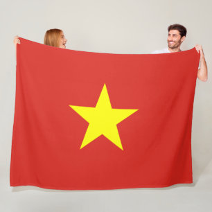 Vietnamesiska Flagga (Vietnam) Fleecefilt