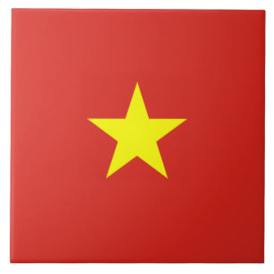 Vietnamesiska Flagga (Vietnam) Kakelplatta