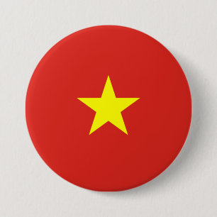 Vietnamesiska Flagga (Vietnam) Knapp
