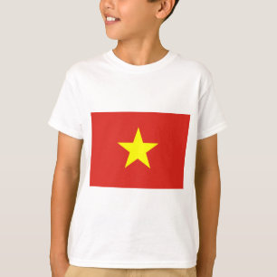 Vietnamesiska Flagga (Vietnam) T Shirt