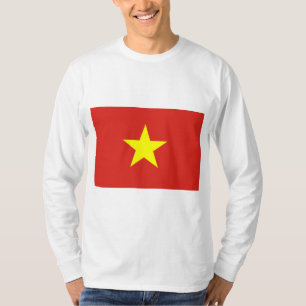 Vietnamesiska Flagga (Vietnam) T Shirt