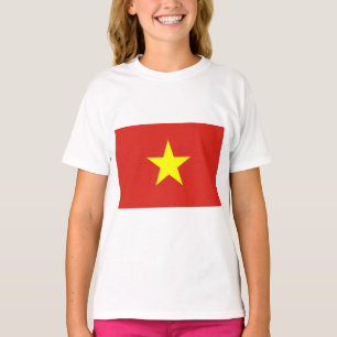 Vietnamesiska Flagga (Vietnam) T Shirt
