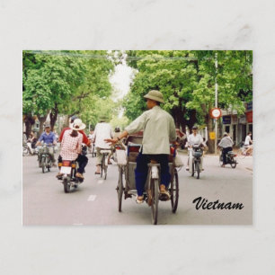 vietnamesiska gator vykort