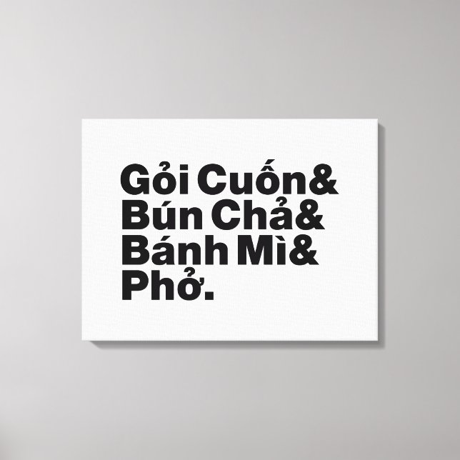 Vietnamesiska gatumaten canvastryck (Framsida)