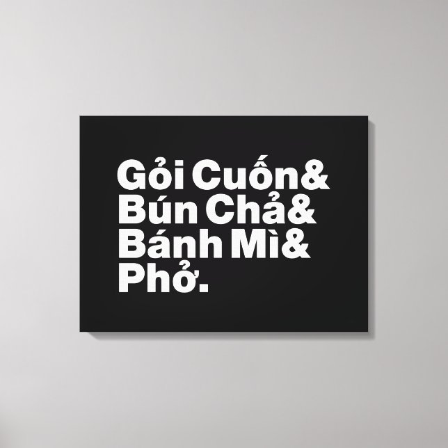 Vietnamesiska gatumaten canvastryck (Framsida)