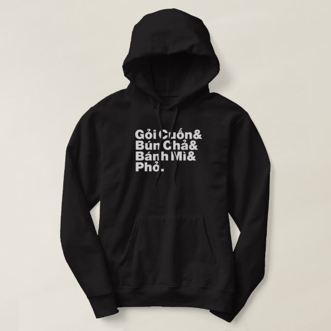 Vietnamesiska gatumaten hoodie (Design framsida)