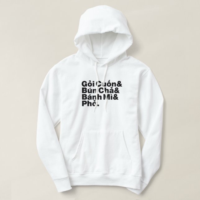 Vietnamesiska gatumaten hoodie (Design framsida)