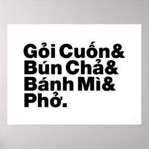Vietnamesiska gatumaten poster
