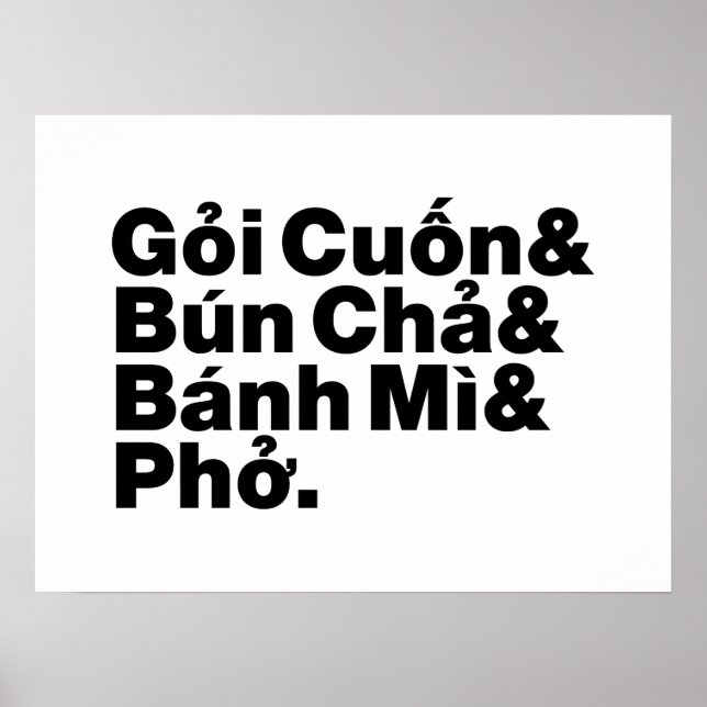 Vietnamesiska gatumaten poster (Framsidan)