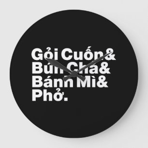 Vietnamesiska gatumaten stor klocka