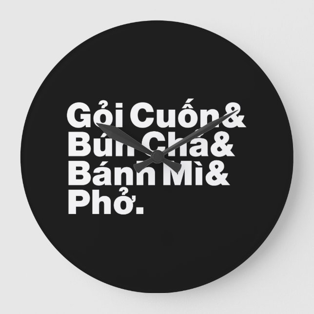 Vietnamesiska gatumaten stor klocka (Framsida)