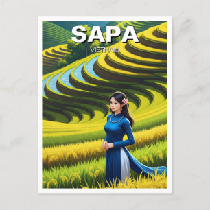 Vietnamesiska kvinnor i Sapa Travel Vykort
