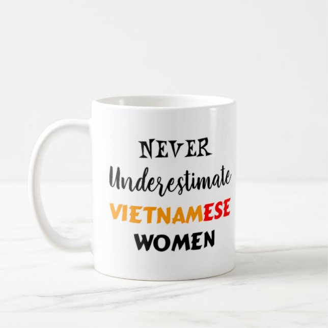 vietnamesiska kvinnor kaffemugg (Vänster)