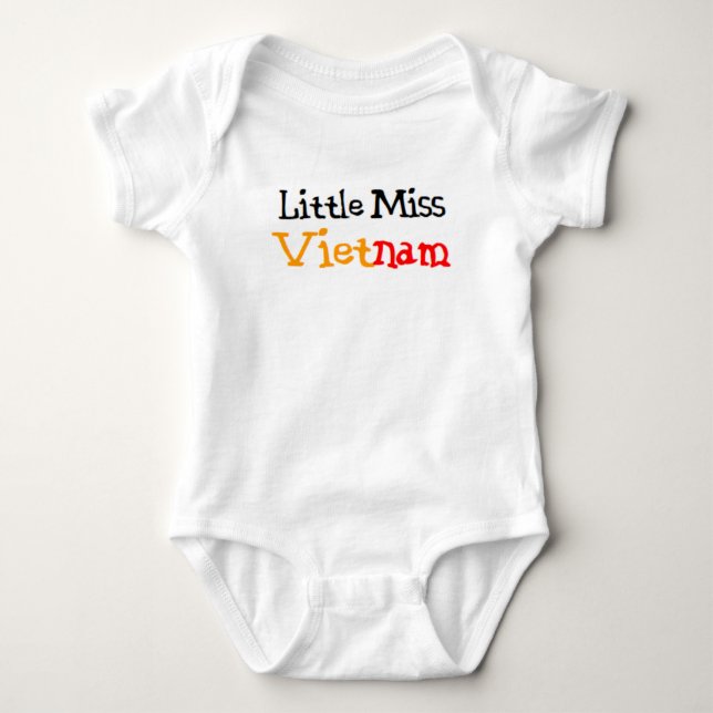 vietnamesiska lilla fröken t shirt (Framsida)