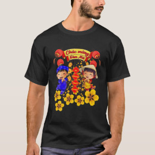 Vietnamesiska Lunar New Year Tet Tiger Chuc Mung T Shirt