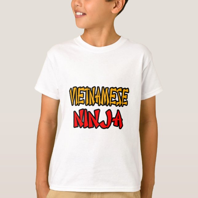 Vietnamesiska Ninja Tee (Framsida)