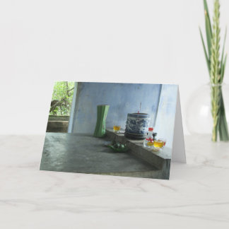 Vietnamesiska Pagoda Offerings Kort