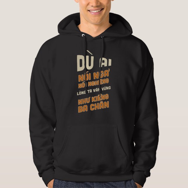 Vietnamesiska verbs hoodie (Framsida)