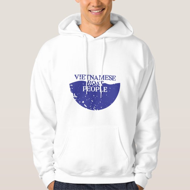 VietnamesiskaBoatPeople.org Hoodie (Framsida)