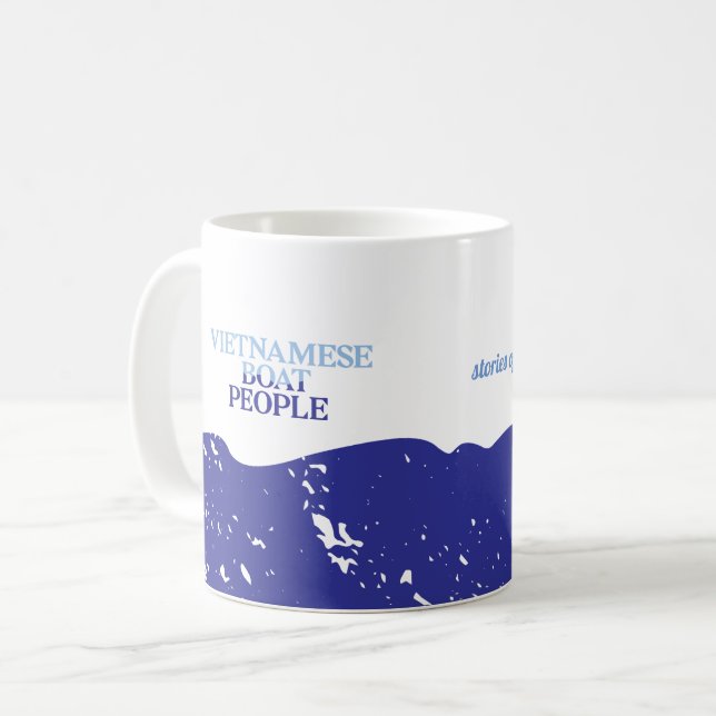 VietnamesiskaBoatPeople.org-kaffe Mugg (Framsida vänster)