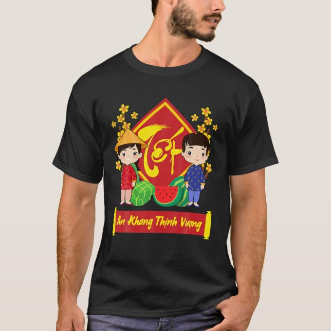 Vietnamesiskt nyår 2022 | Khang Thinh Vuo T Shirt (Framsida)