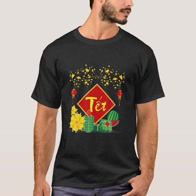 Vietnamesiskt nyår - årtal 2022 t shirt (Framsida)