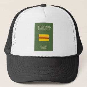 Vietnamesiskt pass - flagga av södra Vietnam Keps