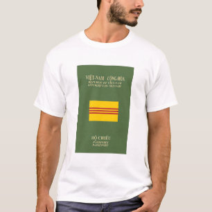 Vietnamesiskt pass - flagga av södra Vietnam T Shirt