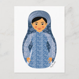 Vietnamesiskt vykort för Vatten Matryoshka