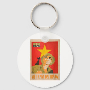 Vietnamkong Propaganda Poster - Vietnams Krig-komm Nyckelring