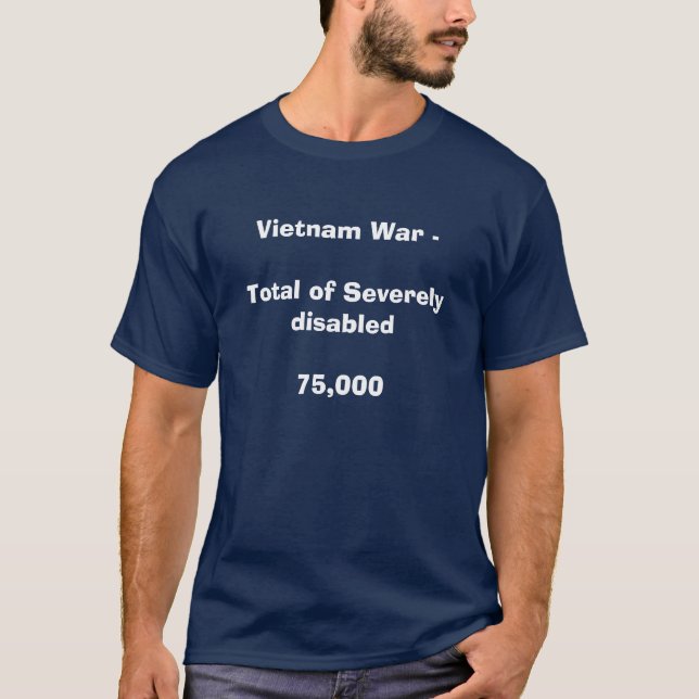 Vietnamkriget T-shirt (Framsida)