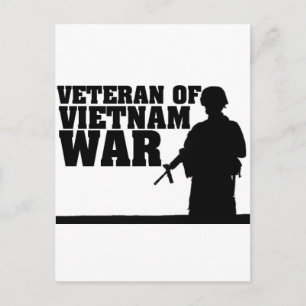 Vietnamkriget Verteran Vykort