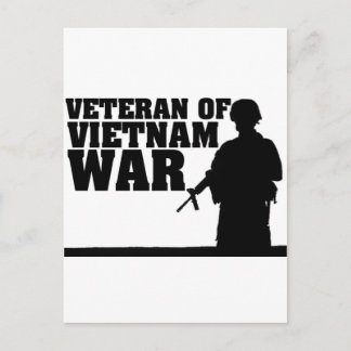 Vietnamkriget Verteran Vykort