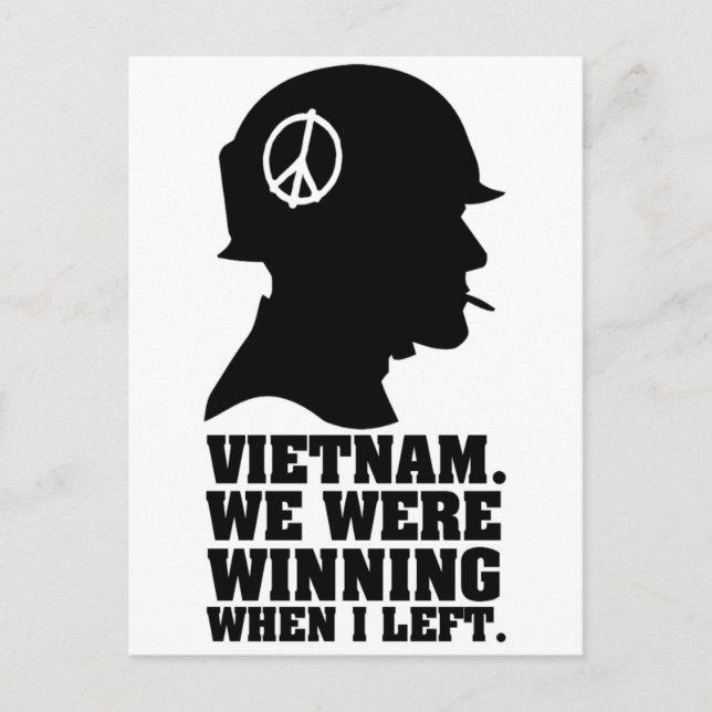 Vietnamkriget Vykort (Framsida)