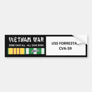 VIETNAMKRIGETVETERAN FÖR USS FORRESTAL BILDEKAL