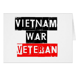 vietnamkrigetveteran hälsningskort
