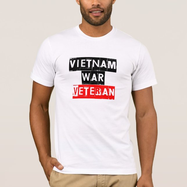 vietnamkrigetveteran t shirt (Framsida)