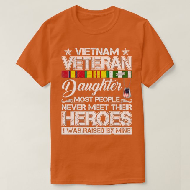 vietnamns veteranska dotter de flesta människor mö t shirt (Design framsida)