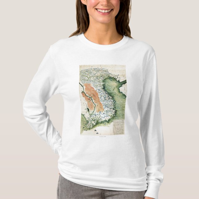 VietnamPanoramic MapVietnam T-shirt (Framsida)