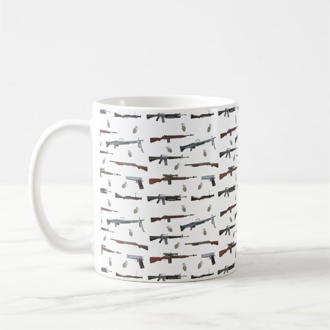 Vietnams amerikanska vapen i Krig Kaffemugg (Vänster)